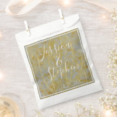 Wedding Elegant Silver Lining Party Favor Bags Geschenktütchen (Ausgeschnitten)