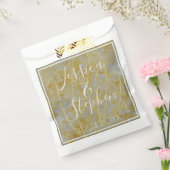 Wedding Elegant Silver Lining Party Favor Bags Geschenktütchen (Versiegelt)