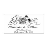Wedding Envelope return address stamp Gummistempel (Prägung)