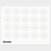 Wedding Envelope Seal Sticker (Blatt)