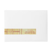 Wedding Envelope WrapAround Label asiatisch beeinf (Vorderseite)