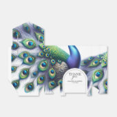 Wedding Favor Boxes Royal Peacock Geschenkschachtel (Ungefaltet)