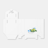 Wedding Favor Boxes Watercolor Lemon Geschenkschachtel (Ungefaltet)