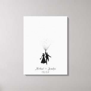 Wedding Fingerprint Balloon Gästebuch