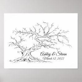 Wedding Fingerprint Tree Gästebuch