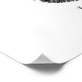 Wedding Fingerprint Tree Gästebuch - Poster (Ecke)