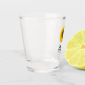 Wedding Floral Bride Schnapsglas (Links)