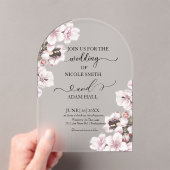 Wedding Floral Invitation Acryleinladungen (Insitu (Handheld))