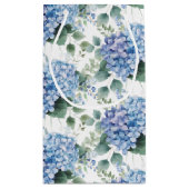 Wedding Floral Print Gift Bag Kleine Geschenktüte (Rückseite)