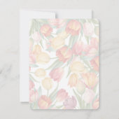 wedding flower invitation einladung (Rückseite)