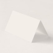 Wedding Foldable place card for dinner,engagement  (Rückseite)