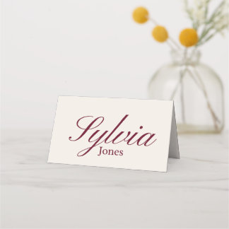 Wedding Foldable place card for dinner,engagement  Platzkarte