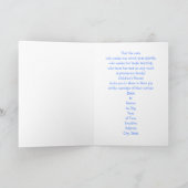 Wedding fordern von den Kindern für Braut und Dankeskarte (Innenseite)