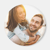 Wedding Foto Couple Newlywed Magnet (Vorne)