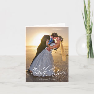 Wedding Foto Custom Vielen Dank Dankeskarte