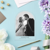 Wedding Foto Danke Arch Acryleinladungen (Insitu (Hochzeit))