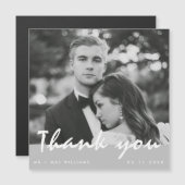 Wedding Foto Danke Magnet (Vorne/Hinten)