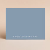 Wedding Foto Dusty Blue Save the Date