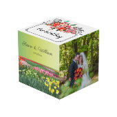 Wedding Foto Gefallen Cube Würfel (Vorderseite Schrägansicht)