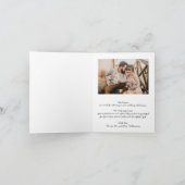 Wedding Foto geklappt Danke (Innenseite)