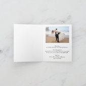 Wedding Foto geklappt Danke (Innenseite)