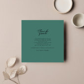 Wedding Foto Hand Danke Mitteilungskarte