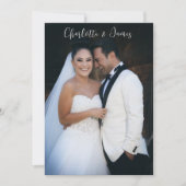 Wedding Foto Keepake Danke (Vorderseite)