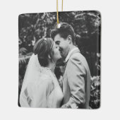 Wedding Foto Newlyweds Couple Keramikornament (Links)
