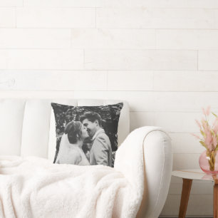 Wedding Foto Newlyweds Couple Kissen