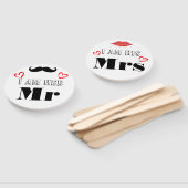 Wedding Foto Prop Ich bin Seine Frau, ich bin ihr Fächer (Non-assembled)