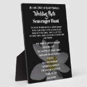 Wedding Foto Scavenger Hunt Black Fotoplatte (Seite)