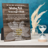 Wedding Foto Scavenger Hunt Fotoplatte (Seite)