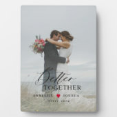 Wedding foto script overlay personalized fotoplatte (Vorderseite)