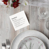 Wedding Fun Facts Cocktail Napkin Serviette