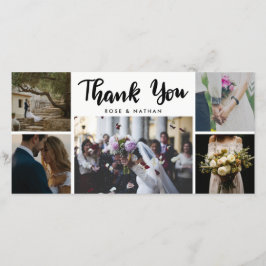 Wedding fünf Fotos danke Script