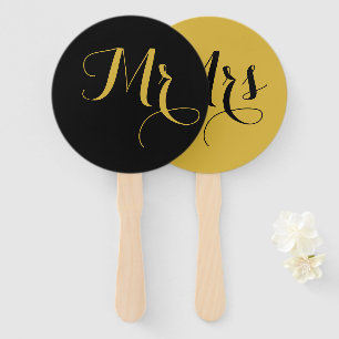Wedding Game Round Hand Fan für Mr. oder Mrs. Fächer