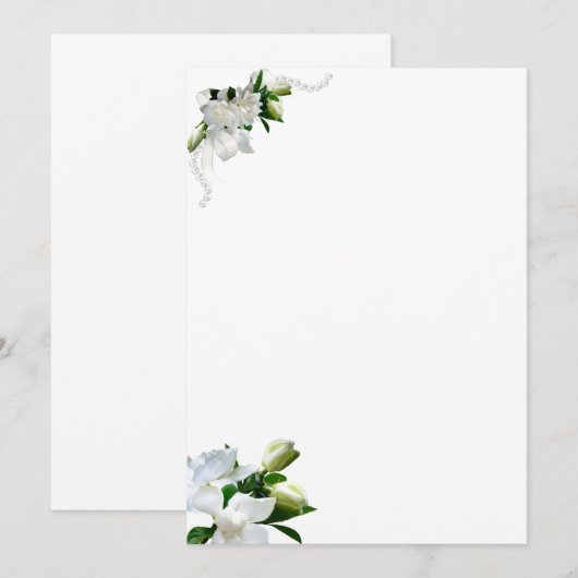 Wedding Gardenias (Vorne/Hinten)
