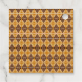 Wedding Gast Vielen Dank Diamond Pattern Elegant Geschenkanhänger (Rückseite)