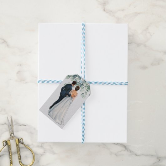 Wedding Geschenkanhänger (Mit Garn)