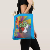 Wedding Gift Alien Bride and Groom Psychedelic  Tasche (Von Nahem)