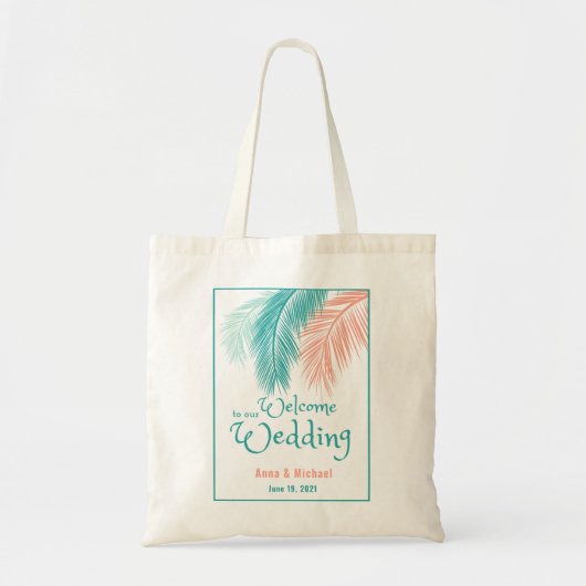 Wedding Gift Bags, Wedding Welcome Bag Tragetasche (Vorne)
