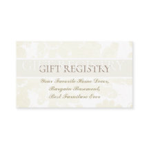 Wedding Gift Registry(w/Plum Moss lädt ein)