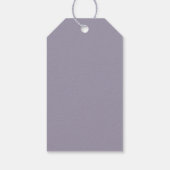 Wedding Gift Tags "Delicate irises" Geschenkanhänger (Rückseite)