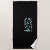 Wedding Gift | Team Bride Strandtuch (Vorderseite)