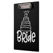Wedding Gifts | Bride Bachelorette Party Klemmbrett (Links)