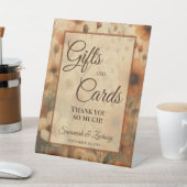 Wedding Gifts & Cards Thank You Sienna Boho Floral Sockelschild (In SItu)