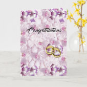 Wedding Glückwünsche, Verlobung, Karte (Gelbe Blume)