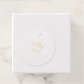 Wedding Gold Foil Fvor Tag (Mit Box)
