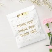Wedding Gold Glitzer Danke Geschenktütchen (Versiegelt)