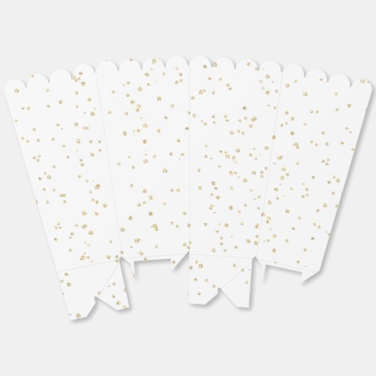 Wedding Gold Glitzer Geschenkschachtel (Ungeklappt)